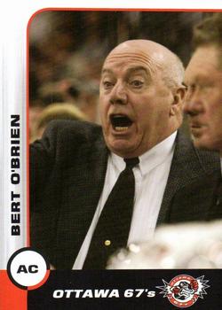 2002-03 Ottawa 67's (OHL) #NNO Bert O'Brien Front