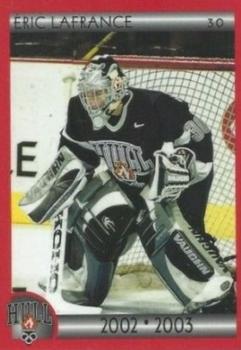 2002-03 Cartes, Timbres et Monnaies Sainte-Foy Hull Olympiques (QMJHL) #21 Eric Lafrance Front