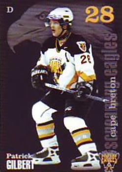 2002-03 Cape Breton Screaming Eagles (QMJHL) #NNO Patrick Gilbert Front