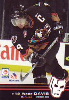 2002-03 Calgary Hitmen (WHL) #NNO Wade Davis Front