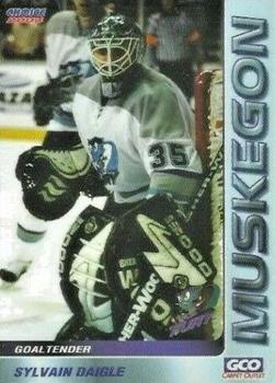 2002-03 Choice Muskegon Fury (UHL) #5 Sylvain Daigle Front