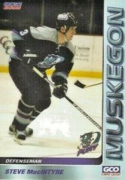 2002-03 Choice Muskegon Fury (UHL) #17 Steve MacIntyre Front