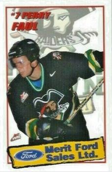 2002-03 Prince Albert Raiders (WHL) #NNO Perry Faul Front