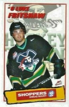 2002-03 Prince Albert Raiders (WHL) #NNO Luke Fritshaw Front