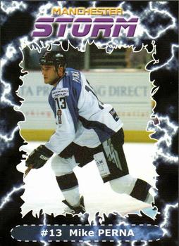 2002-03 Cardtraders Manchester Storm (BISL) #5 Mike Perna Front