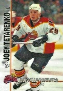1999-00 Roox Louisville Panthers (AHL) #20 Joey Tetarenko Front