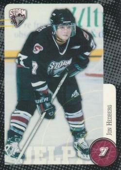 1999-00 Guelph Storm (OHL) #7 Jon Hedberg Front