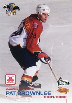 2001-02 Grandstand Austin Ice Bats (CHL) #NNO Patrick Brownlee Front