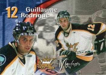 2001-02 Sorel Royaux (QSPHL) #NNO Guillaume Rodrigue Front