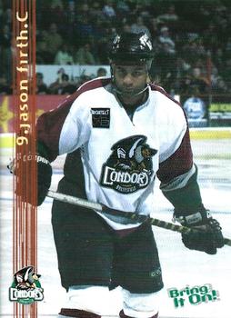 2001-02 Bakersfield Condors (WCHL) #NNO Jason Firth Front