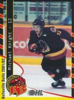 2001-02 Belleville Bulls (OHL) #10 Mike Knight Front