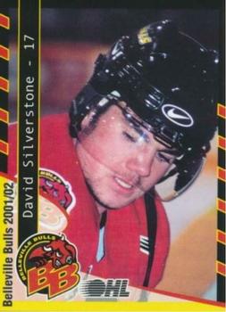 2001-02 Belleville Bulls (OHL) #18 David Silverstone Front
