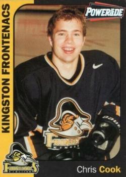 2001-02 Powerade Kingston Frontenacs (OHL) #NNO Chris Cook Front