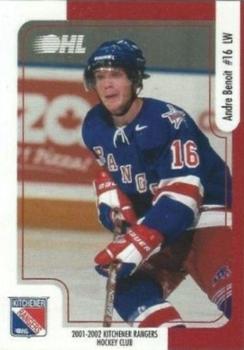 2001-02 Canada Trust Kitchener Rangers (OHL) #NNO Andre Benoit Front