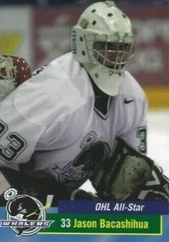 2001-02 Plymouth Whalers (OHL) #NNO Jason Bacashihua Front
