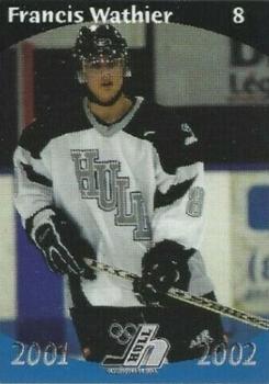 2001-02 Hull Olympiques (QMJHL) #6 Francis Wathier Front