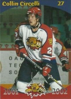 2001-02 Moncton Wildcats (QMJHL) #17 Collin Circelli Front
