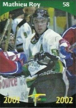 2001-02 Val-d'Or Foreurs (QMJHL) #15 Mathieu Roy Front