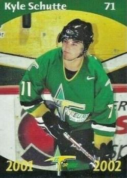 2001-02 Val-d'Or Foreurs (QMJHL) #18 Kyle Schutte Front