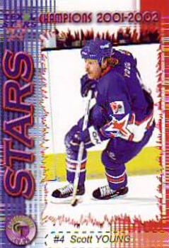 2001-02 Cardtraders Dundee Stars (EIHL) #3 Scott Young Front