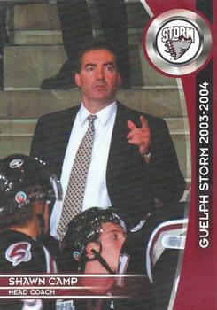 2003-04 M&T Printing Guelph Storm (OHL) #23 Shawn Camp Front