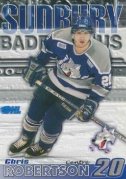 2003-04 Action Sudbury Wolves (OHL) #NNO Chris Robertson Front