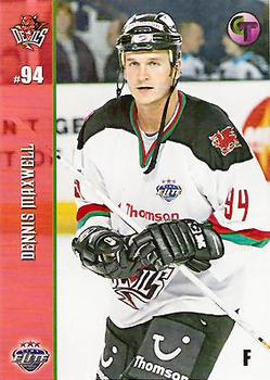 2003-04 Cardtraders Cardiff Devils (EIHL) #18 Dennis Maxwell Front