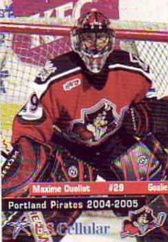 2004-05 U.S. Cellular Portland Pirates (AHL) #13 Maxime Ouellet Front