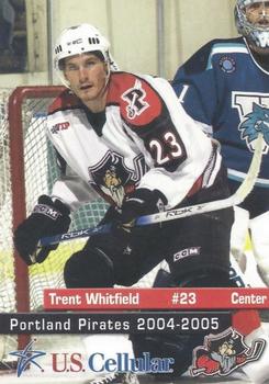 2004-05 U.S. Cellular Portland Pirates (AHL) #15 Trent Whitfield Front