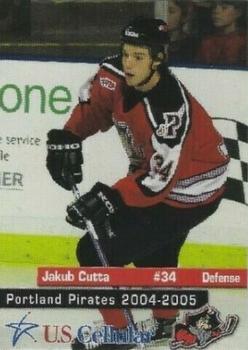 2004-05 U.S. Cellular Portland Pirates (AHL) #16 Jakub Cutta Front