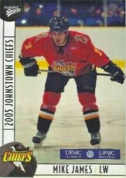 2004-05 MultiAd Johnstown Chiefs (ECHL) #9 Mike James Front