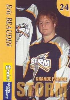 2004-05 Ernie's Sport Experts Grande Prairie Storm (AJHL) #NNO Eric Beaudin Front