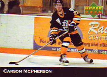 2004-05 Upper Deck Chilliwack Chiefs (BCHL) #NNO Carson McPherson Front