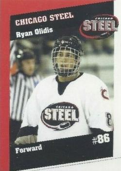 2004-05 Chicago Steel (USHL) #9 Ryan Olidis Front