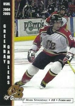 2004-05 Green Bay Gamblers (USHL) #19 Mark Stockdale Front