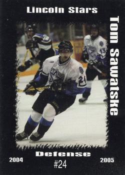2004-05 Blueline Booster Club Lincoln Stars (USHL) #17 Tom Sawatske Front