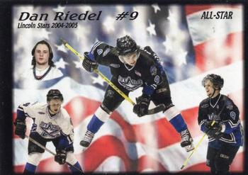 2004-05 Blueline Booster Club Lincoln Stars (USHL) Update #47 Dan Riedel Front