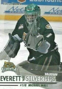 2004-05 Grandstand Everett Silvertips (WHL) #22 Mike Wall Front