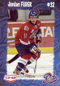 2004-05 Co-op Regina Pats (WHL) #NNO Jordan Fuder Front