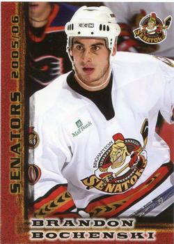 2005-06 Binghamton Senators (AHL) #NNO Brandon Bochenski Front