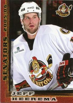 2005-06 Binghamton Senators (AHL) #NNO Jeff Heerema Front