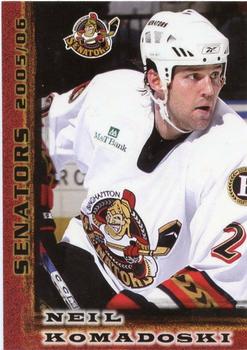 2005-06 Binghamton Senators (AHL) #NNO Neil Komadoski Front