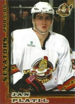 2005-06 Binghamton Senators (AHL) #NNO Jan Platil Front