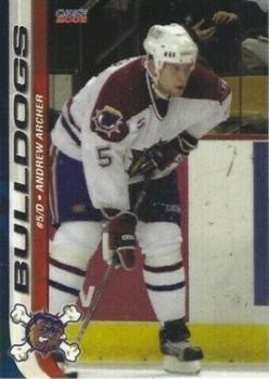 2005-06 Choice Hamilton Bulldogs (AHL) #2 Andrew Archer Front