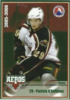 2005-06 Houston Aeros (AHL) #NNO Patrick O'Sullivan Front