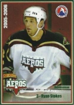 2005-06 Houston Aeros (AHL) #NNO Ryan Stokes Front