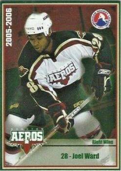 2005-06 Houston Aeros (AHL) #NNO Joel Ward Front