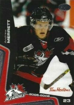 2005-06 Extreme Mississauga IceDogs (OHL) #13 Andrew Merrett Front