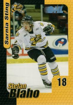 2005-06 Sarnia Sting (OHL) #3 Stefan Blaho Front