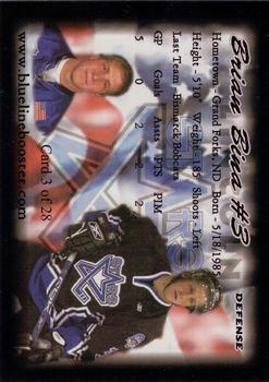 2005-06 Blueline Booster Club Lincoln Stars (USHL) #4 Brian Bina Back